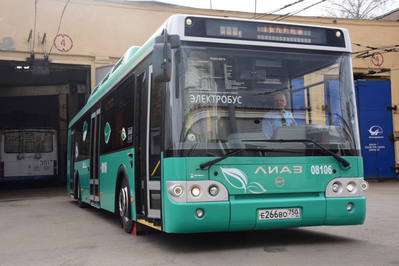 В столице появился первый электробус